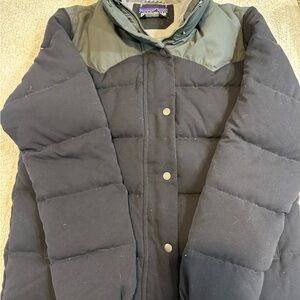 Patagonia black and gray down Puffer Jacket